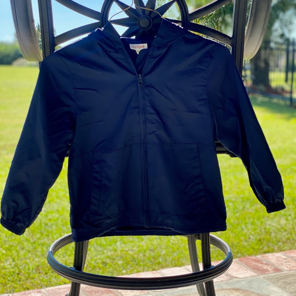 NWOT navy jacket with hood